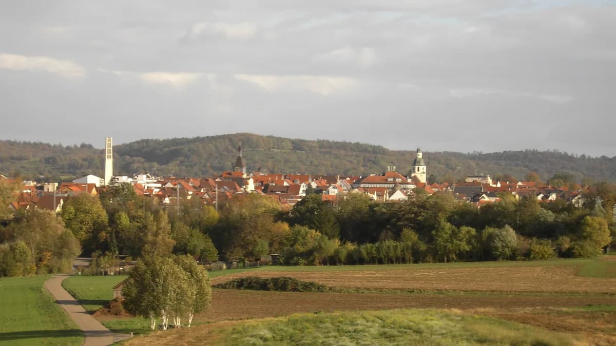 Stadtansicht von Winnenden